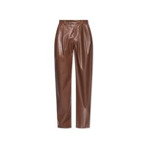 $1,700 Amiri Fall23 Runway Faux Leather Double Pleat Trouser